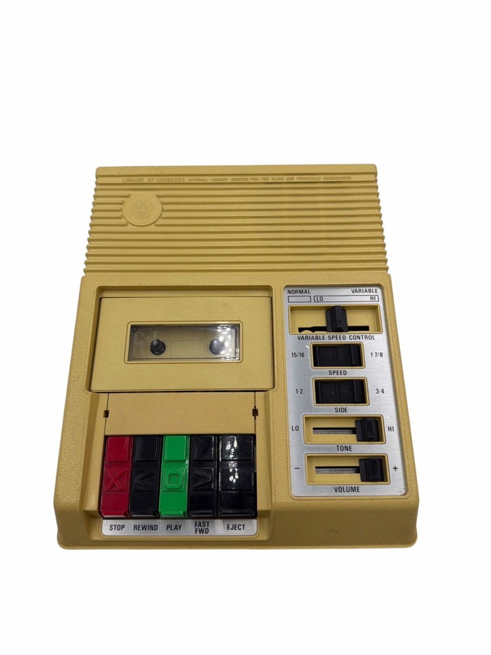 Vintage Telex C-1 Variable Speed Cassette Tape Recorder Player UnTested